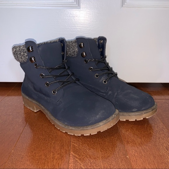 ARDENE | Navy blue | Ankle Booties | Spring/Fall | 6/36 - Picture 8 of 8